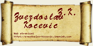 Zvezdoslav Kočević vizit kartica